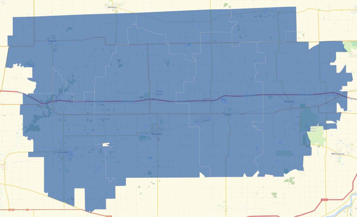 Fulton County Map