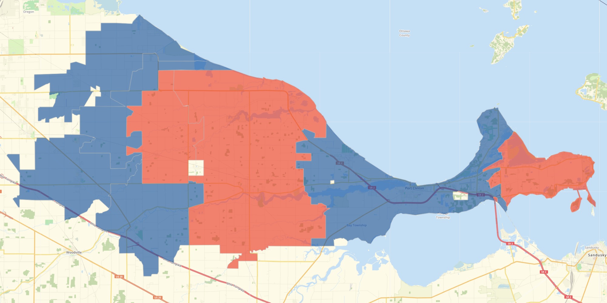 Ottawa County Map